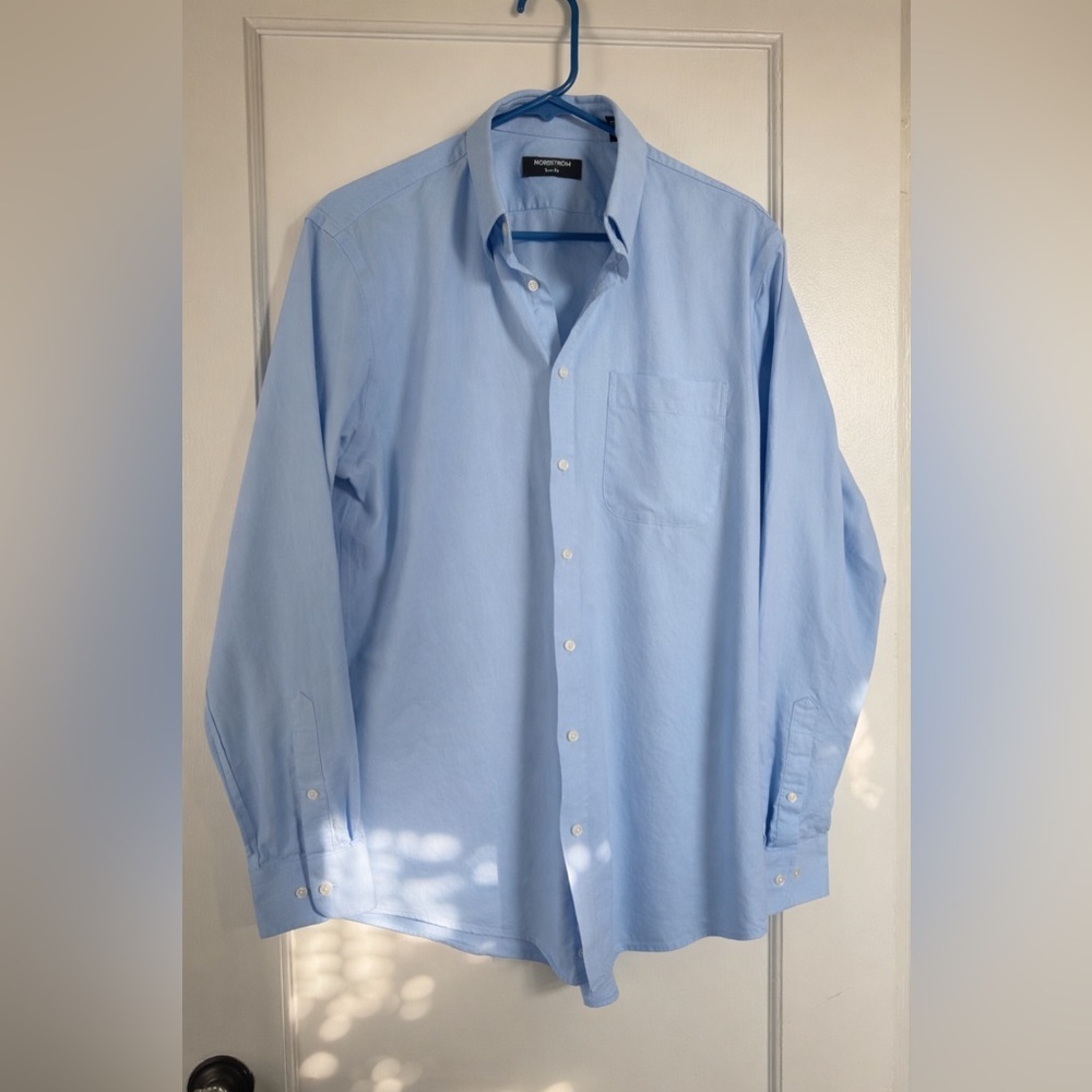 Light Blue Men's Button Down Shirt
